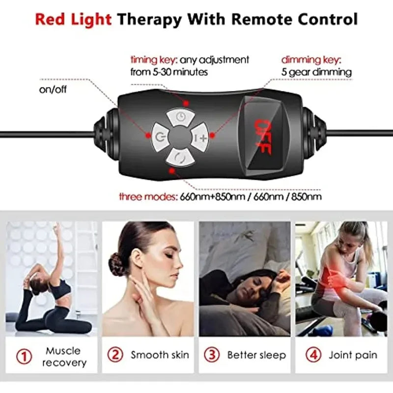 Red Light Therapy Device for Full Body Pain Relief & Skin Health