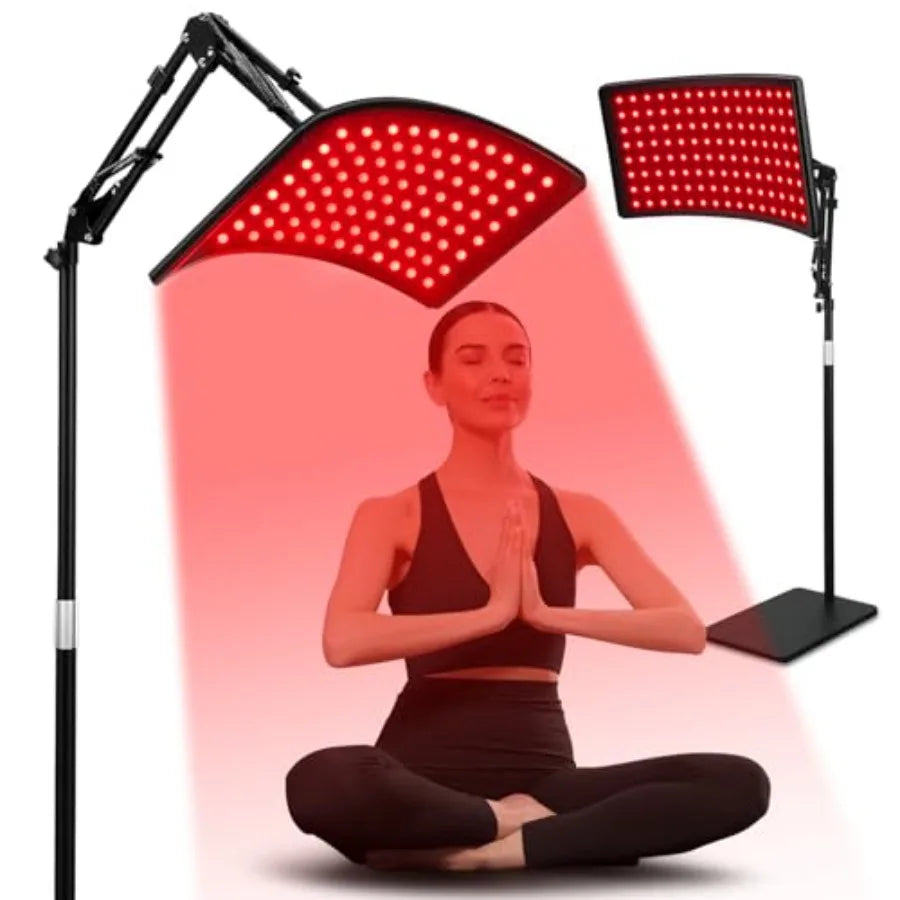 Red Light Therapy Lamp with Stand - 660nm & 850nm Full Body Device
