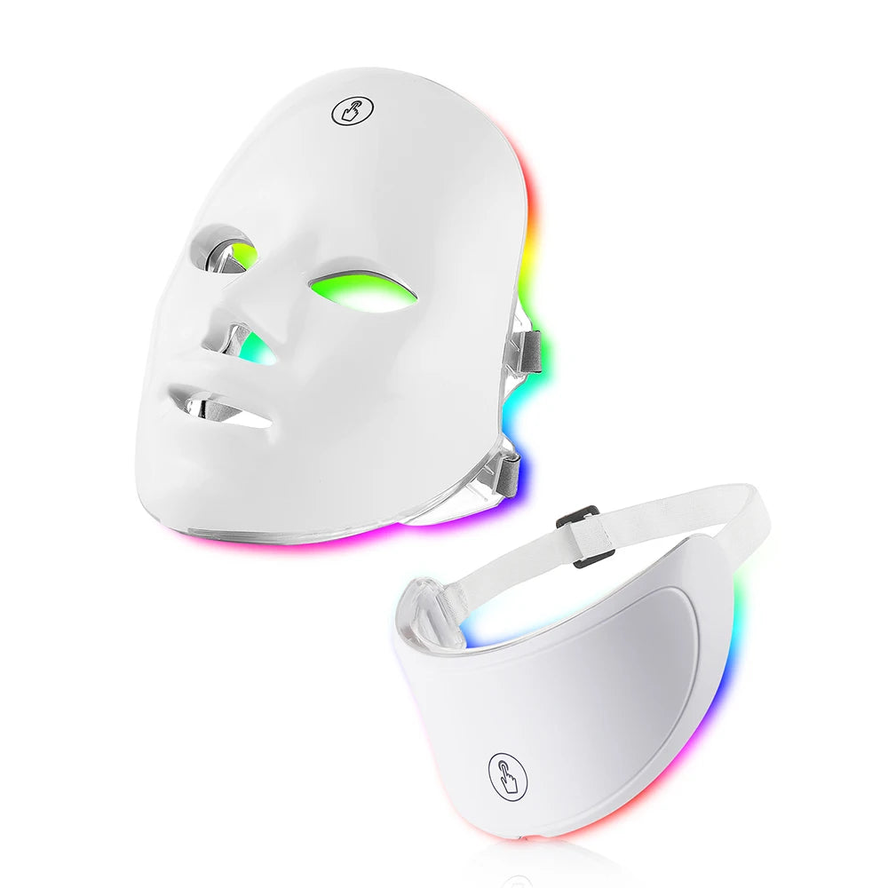 7 Color Light Therapy Face & Neck Mask - Anti-Aging Skin Rejuvenation