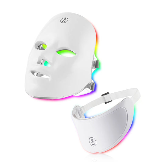 7 Color Light Therapy Face & Neck Mask - Anti-Aging Skin Rejuvenation