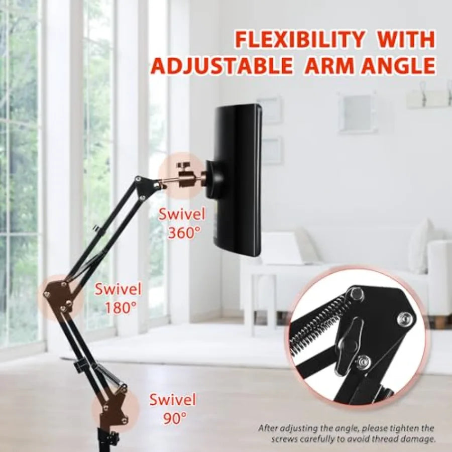 Red Light Therapy Lamp with Stand - 660nm & 850nm Full Body Device