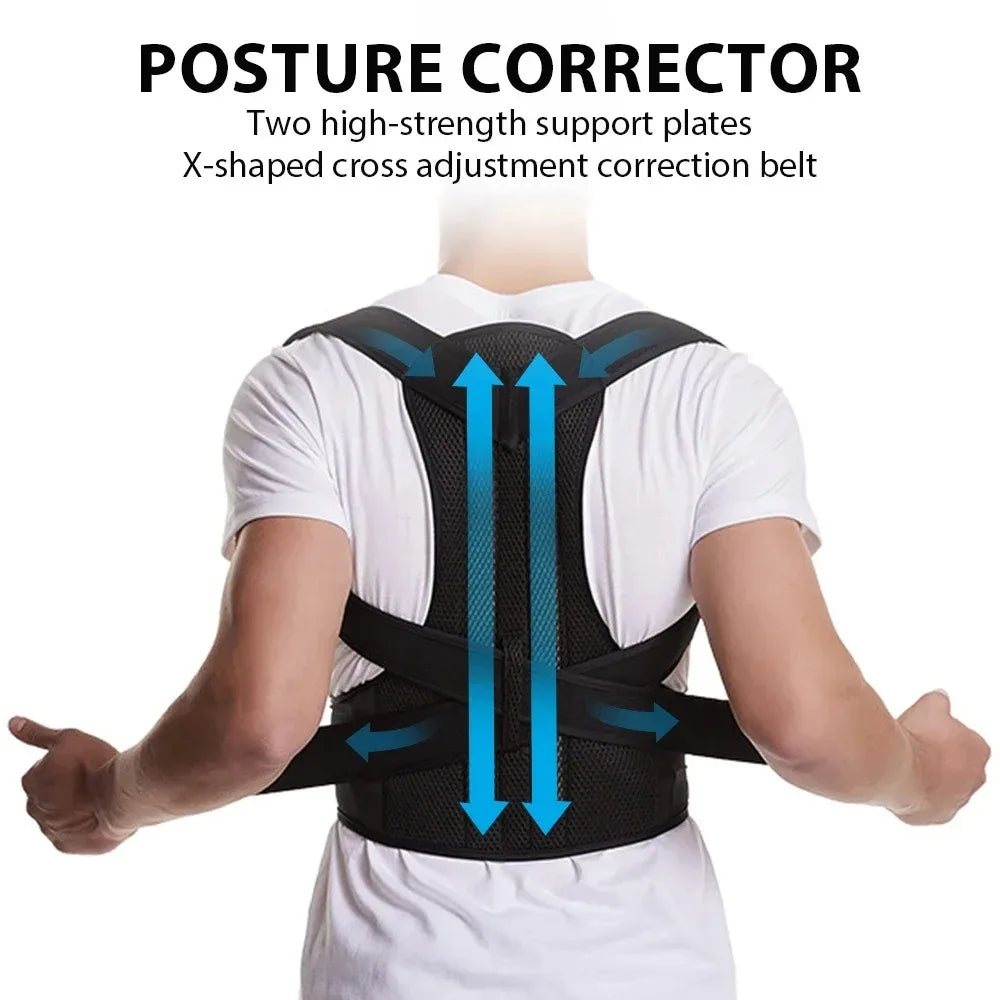 Posture Corrector for Women & Men - Back Brace Support Belt
