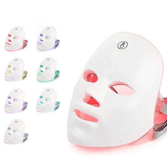 7 Color Light Therapy Face & Neck Mask - Anti-Aging Skin Rejuvenation