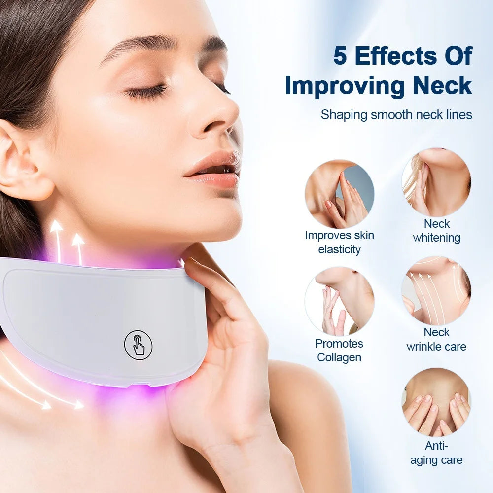 7 Color Light Therapy Face & Neck Mask - Anti-Aging Skin Rejuvenation